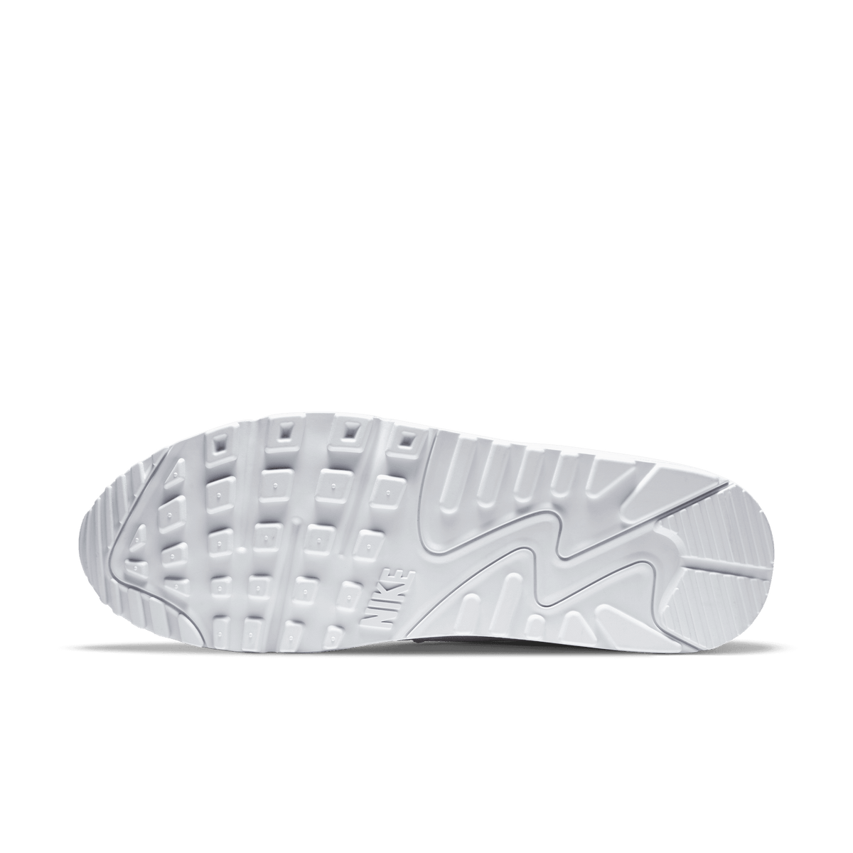 Mens Air Max 90 LTR Leather Triple White