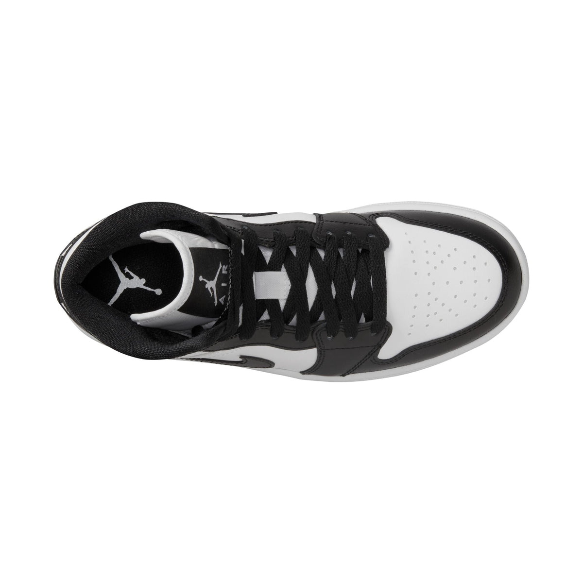 Womens Air Jordan 1 Mid White/Black