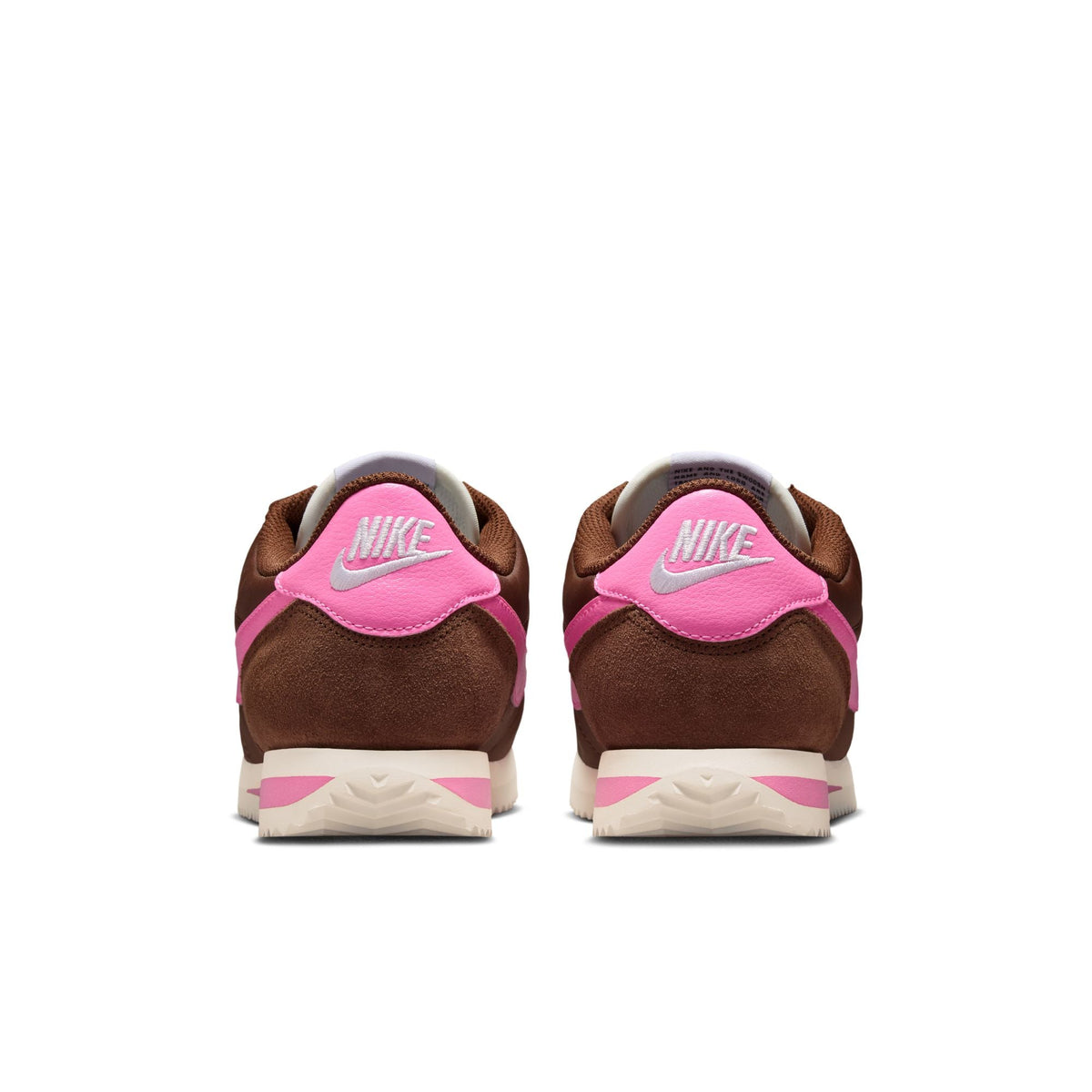 Womens Nike Cortez Textile Fauna Brown/Pink Spell