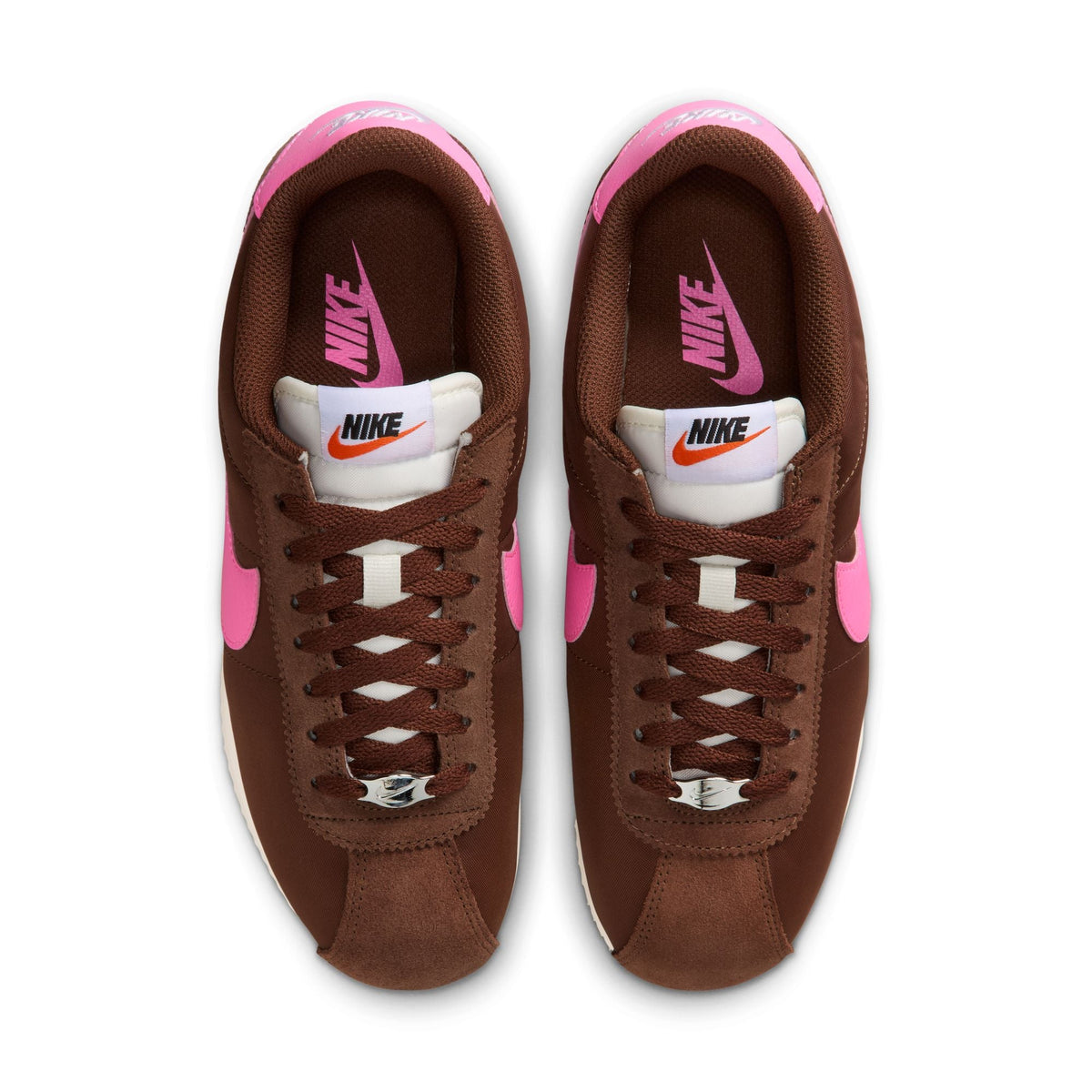 Womens Nike Cortez Textile Fauna Brown/Pink Spell