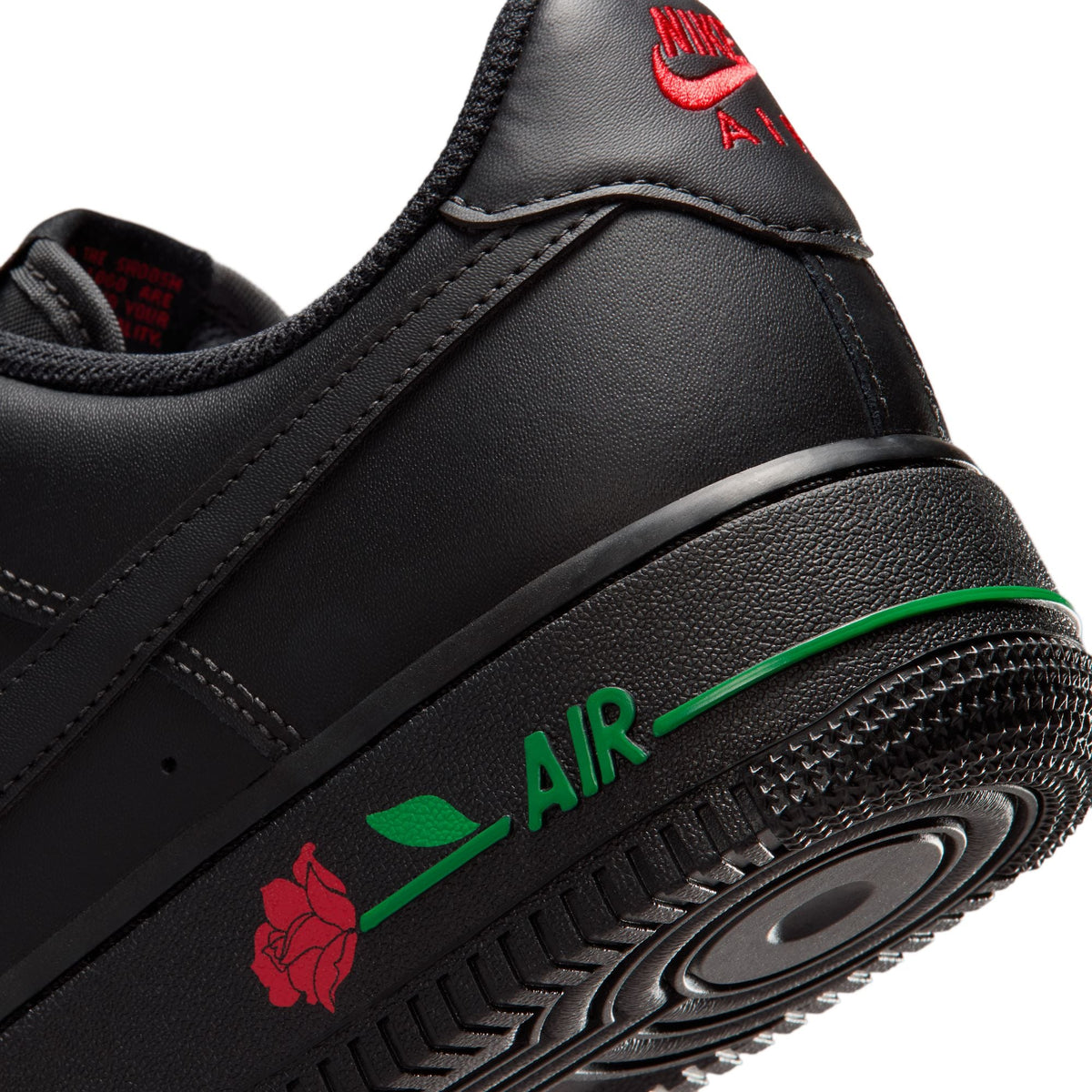 Womens Nike Air Force 1 07 SE Black/Red