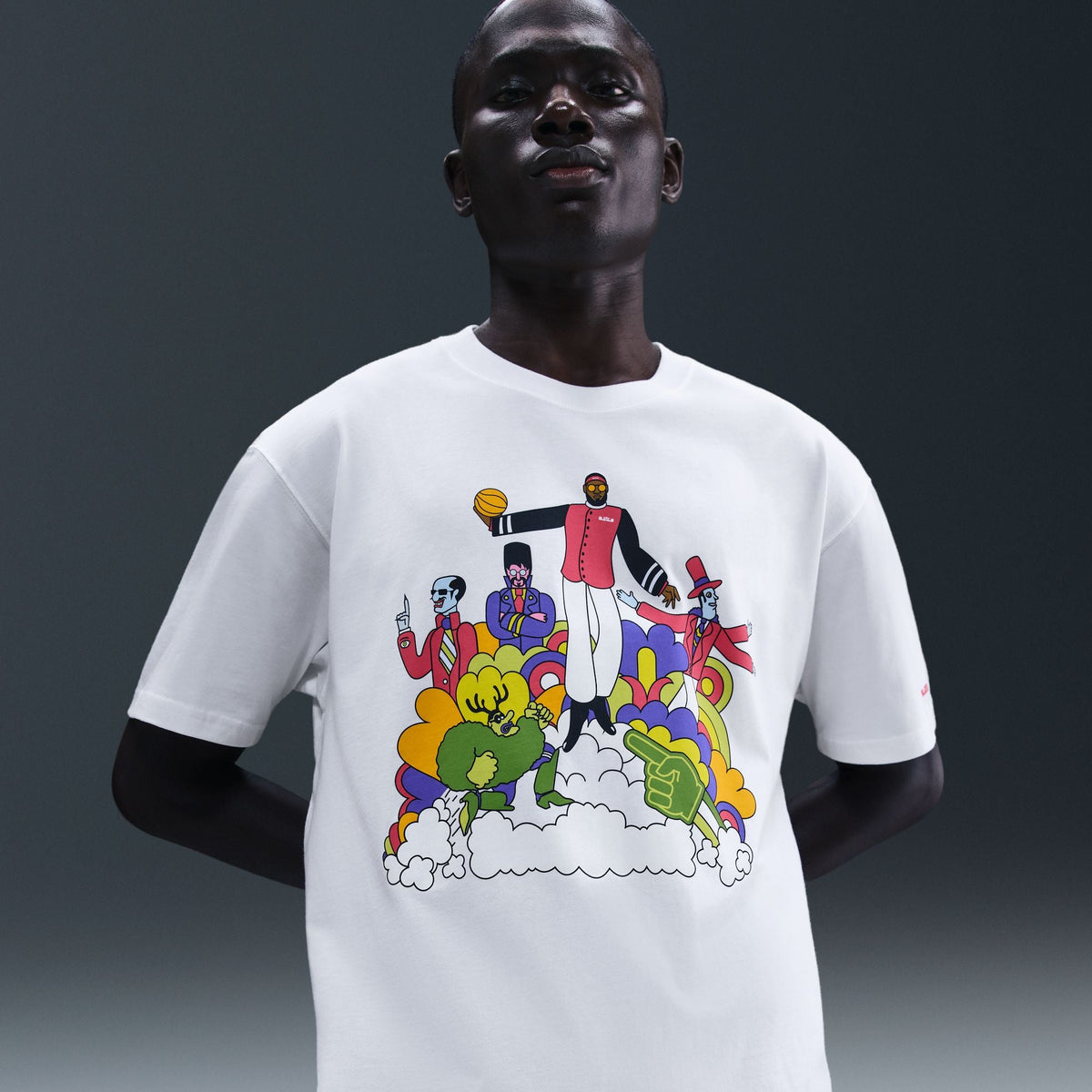 Nike LeBron Heat Wave T-Shirt White