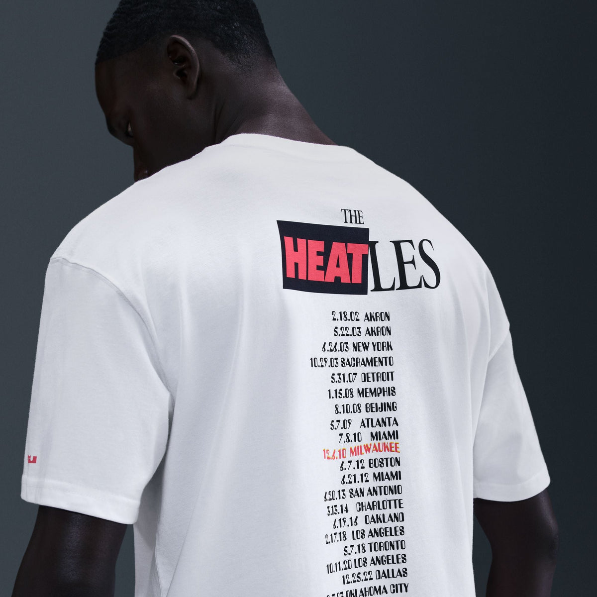 Nike LeBron Heat Wave T-Shirt White