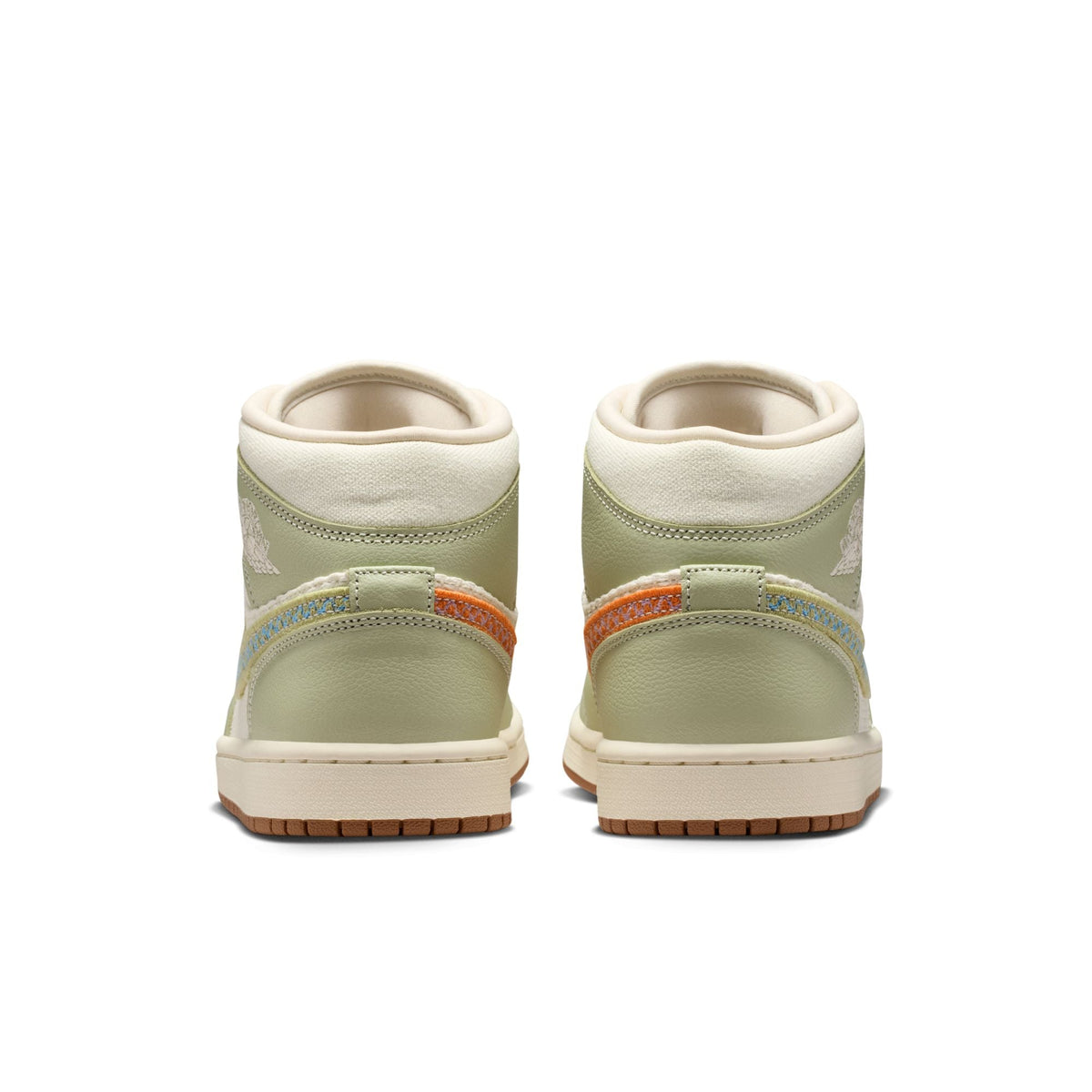 Womens Air Jordan 1 Mid SE Olive Aura