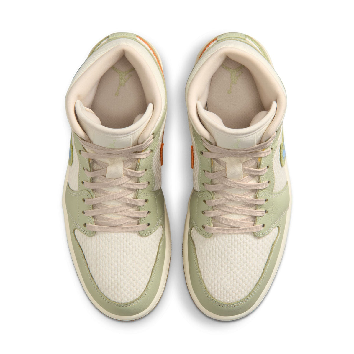 Womens Air Jordan 1 Mid SE Olive Aura