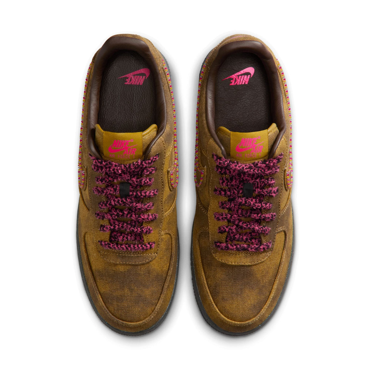 Nike Air Force 1 Low 07 QS Boucle Desert Moss Fierce Pink