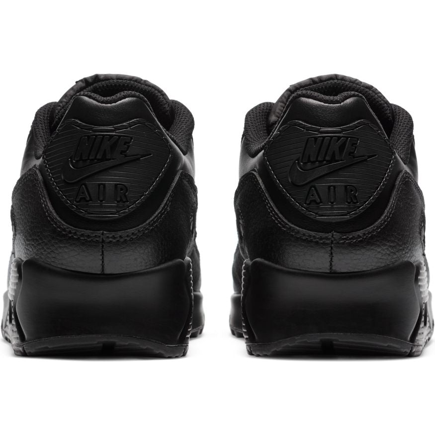 Mens Air Max 90 LTR Leather Triple Black