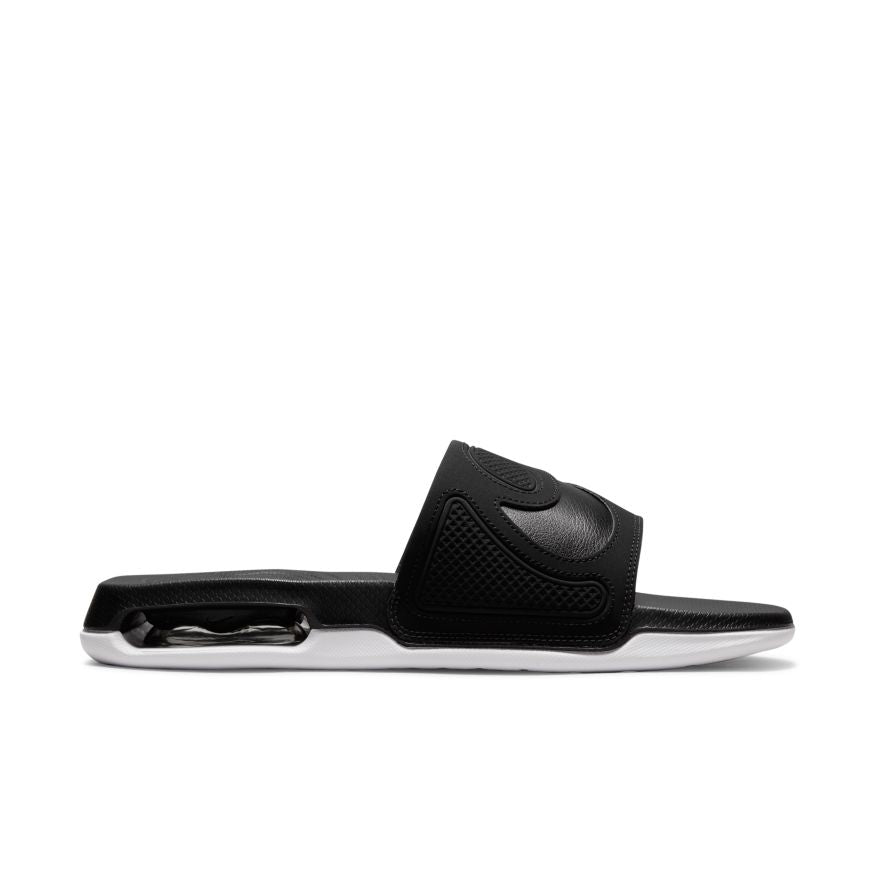 Mens Nike Air Max Cirro Slides Black Metallic Silver