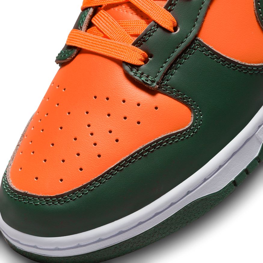 Mens Nike Dunk Low Retro Miami Hurricanes