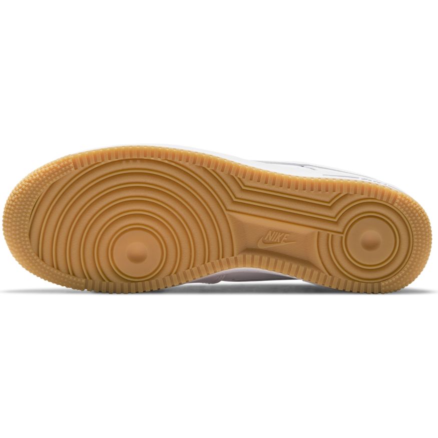 Mens Nike Air Force 1 07 White Gum Light Brown