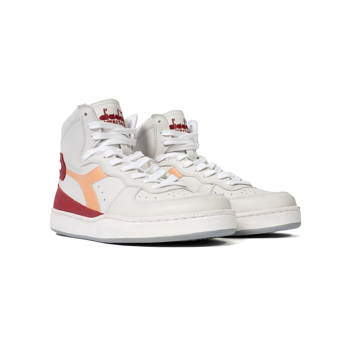 Diadora Heritage Mi Basket Used High Peach Nougat