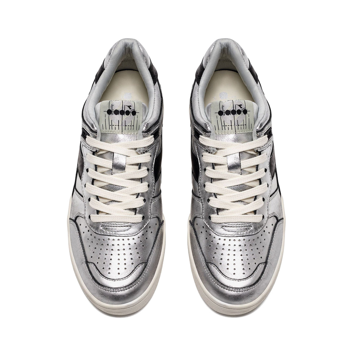 Diadora B.560 Silver Used WN Silver Metallized/Black