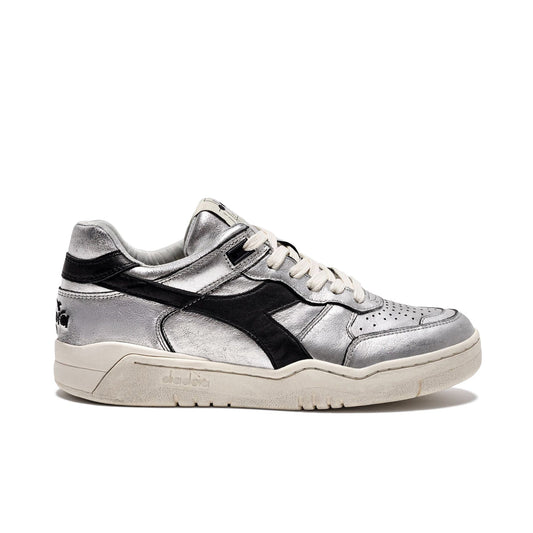 Diadora B.560 Silver Used WN Silver Metallized/Black